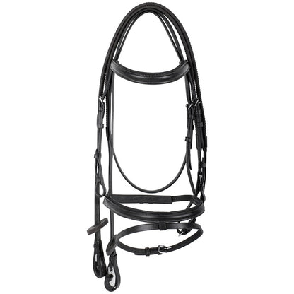 High Quality Reins na may Rubber bridle Cowhide Leather Halter Riding horse tools riders 