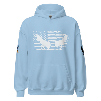 American Flag Fighting Rooster Hoodie