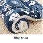 Dog Bed Thickened Dog Mat Pet Cat Soft Fleece Pad Blanket Bed