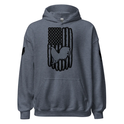 American Flag Gamefowl Hoodie