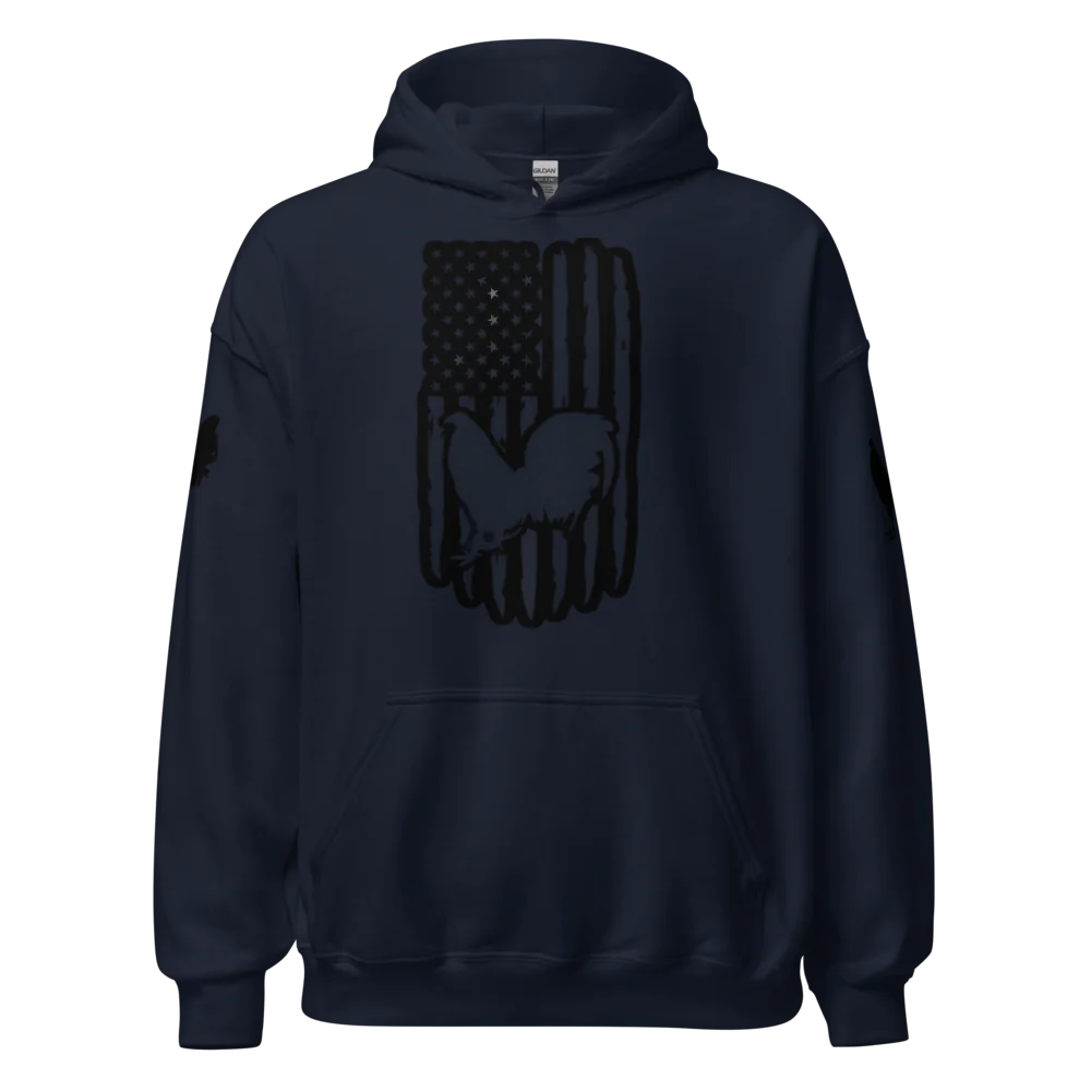 American Flag Gamefowl Hoodie