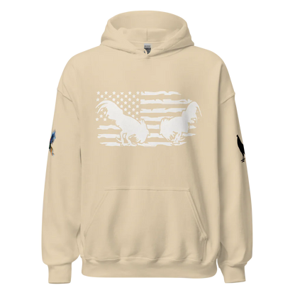 American Flag Fighting Rooster Hoodie