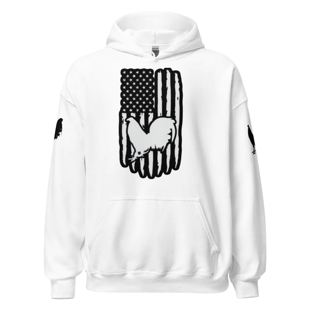 American Flag Gamefowl Hoodie