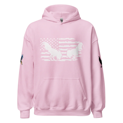 American Flag Fighting Rooster Hoodie