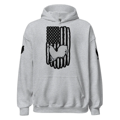 American Flag Gamefowl Hoodie