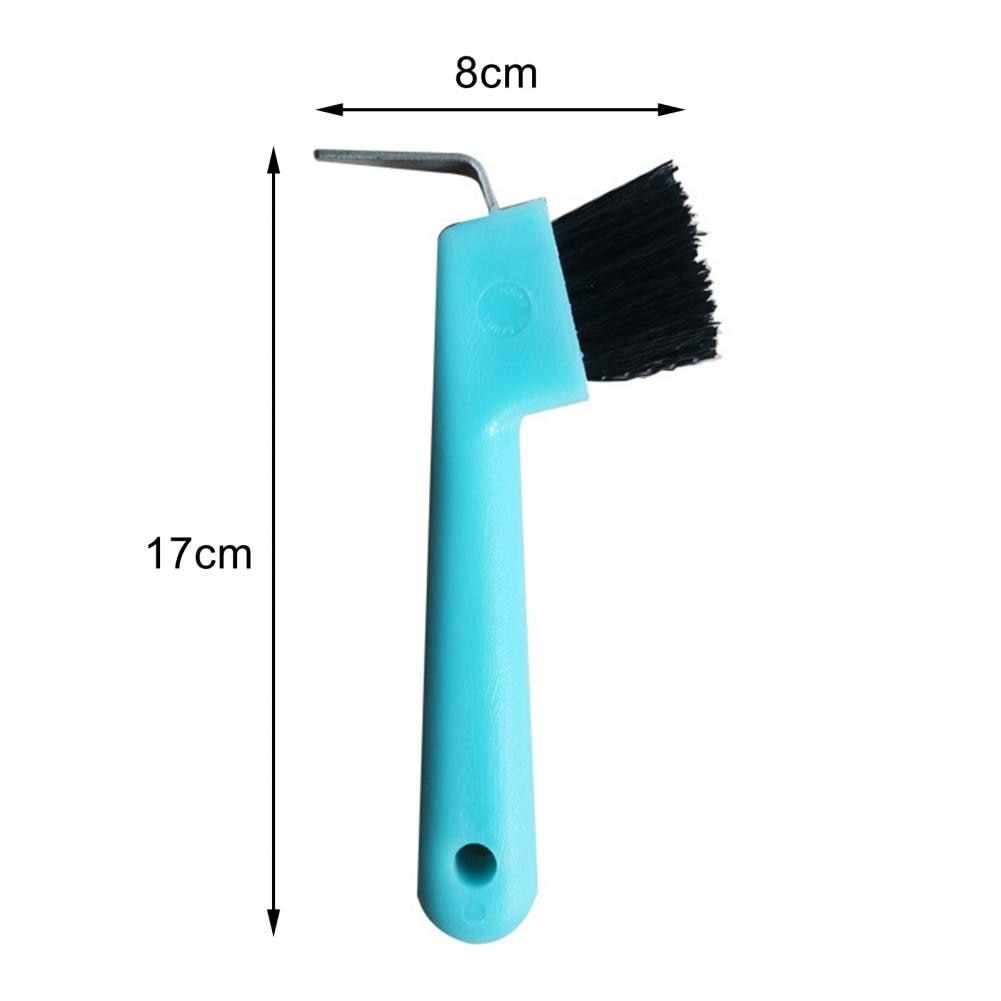 Anti-Slip Soft Grip Hoof Pick Rubber With Brush Plastic Horse Hoof 