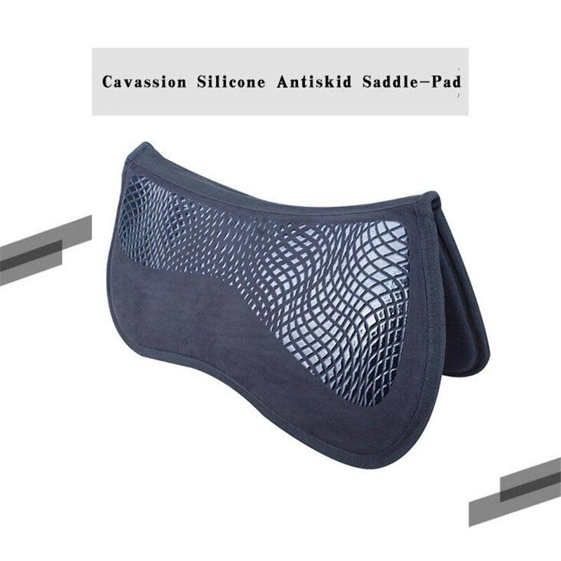 Cavassion Professional Saddlery Equipment Anti-skid Sillicone Saddle Pad 