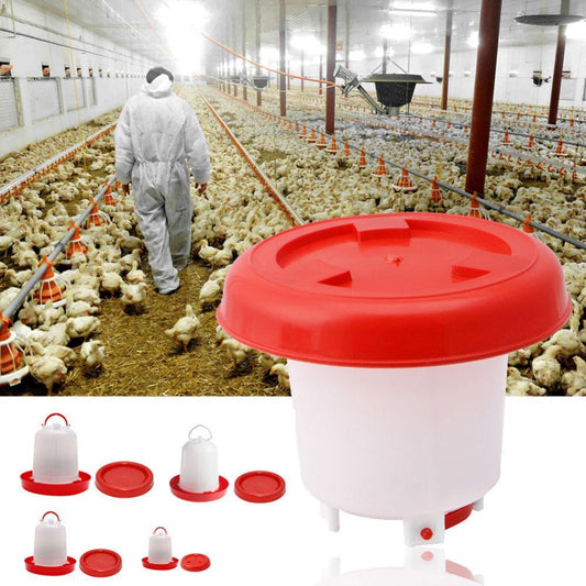 Chicken Drinker/Feeder Rooster Hen Drinking Cups Feeding Cup Farm Animal Poultry Chicken Farm Feeding Watering Supplies