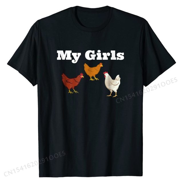 Nakakatawang Chicken T Shirt para sa mga magsasaka ng manok, My Girls Tops 