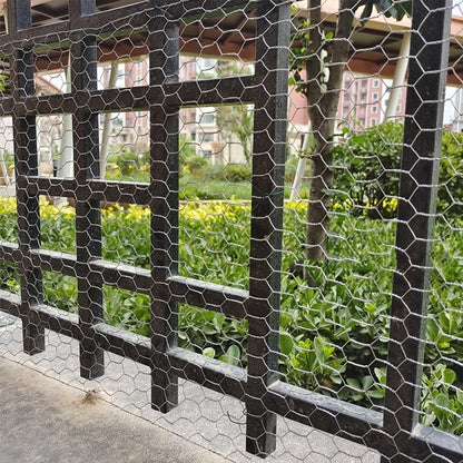 Galvanized Hexagonal Wire Mesh Fence para sa Chicken Rabbit Animal Household Garden Wire Net Lumalaban sa Rust Proof 